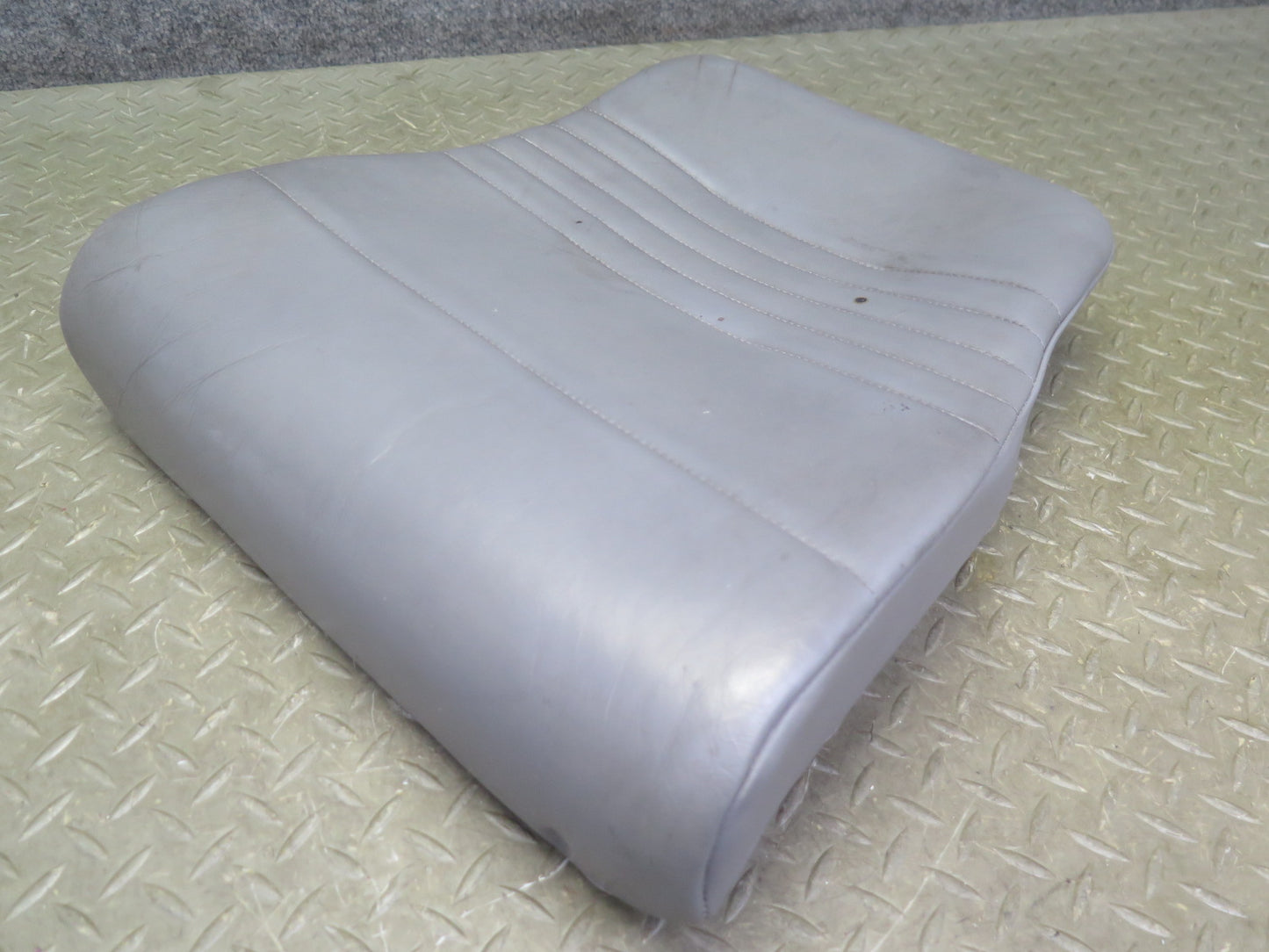 1999-2004 Porsche 911 996 Rear Left Seat Upper Backrest Leather Cushion Gray