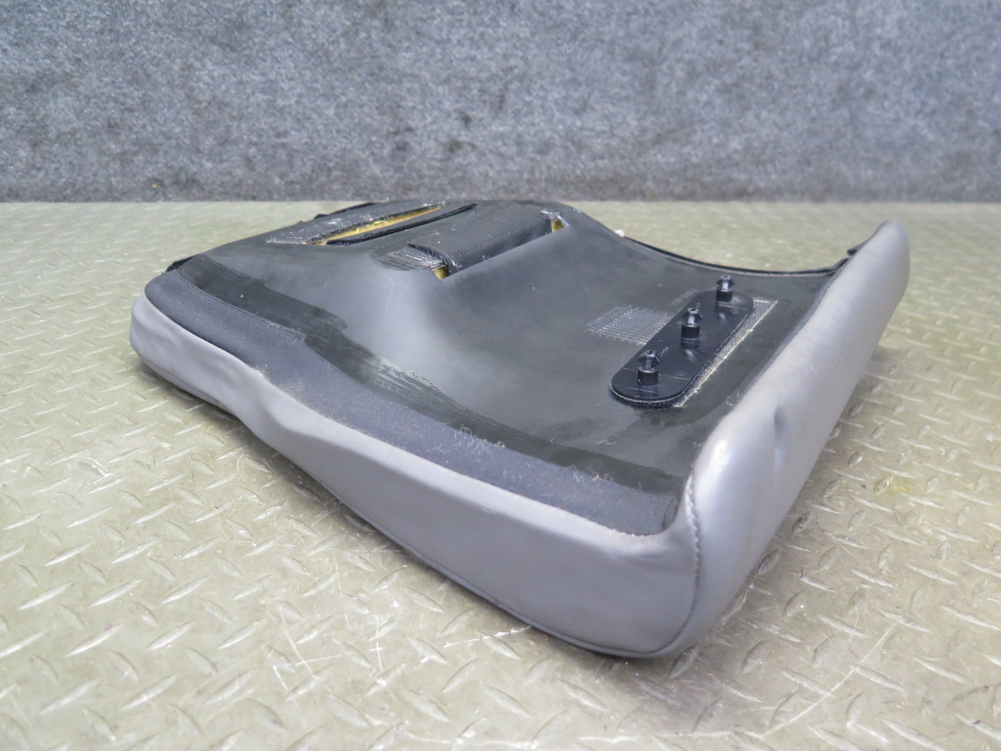 1999-2004 Porsche 911 996 Rear Left Seat Upper Backrest Leather Cushion Gray