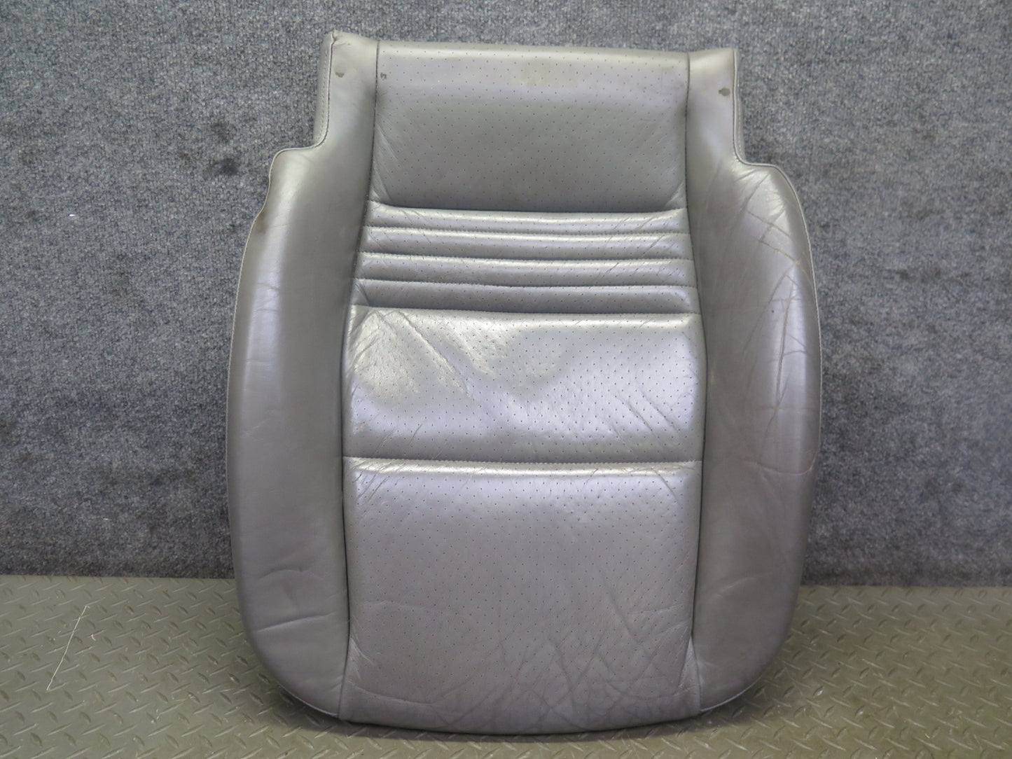 1999-2000 Porsche 911 996 Front Left Seat Lower Leather Cushion Gray