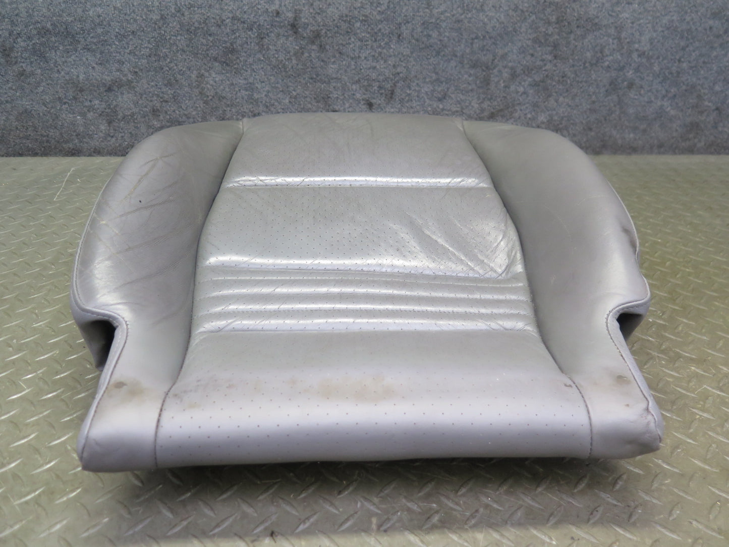 1999-2000 Porsche 911 996 Front Left Seat Lower Leather Cushion Gray