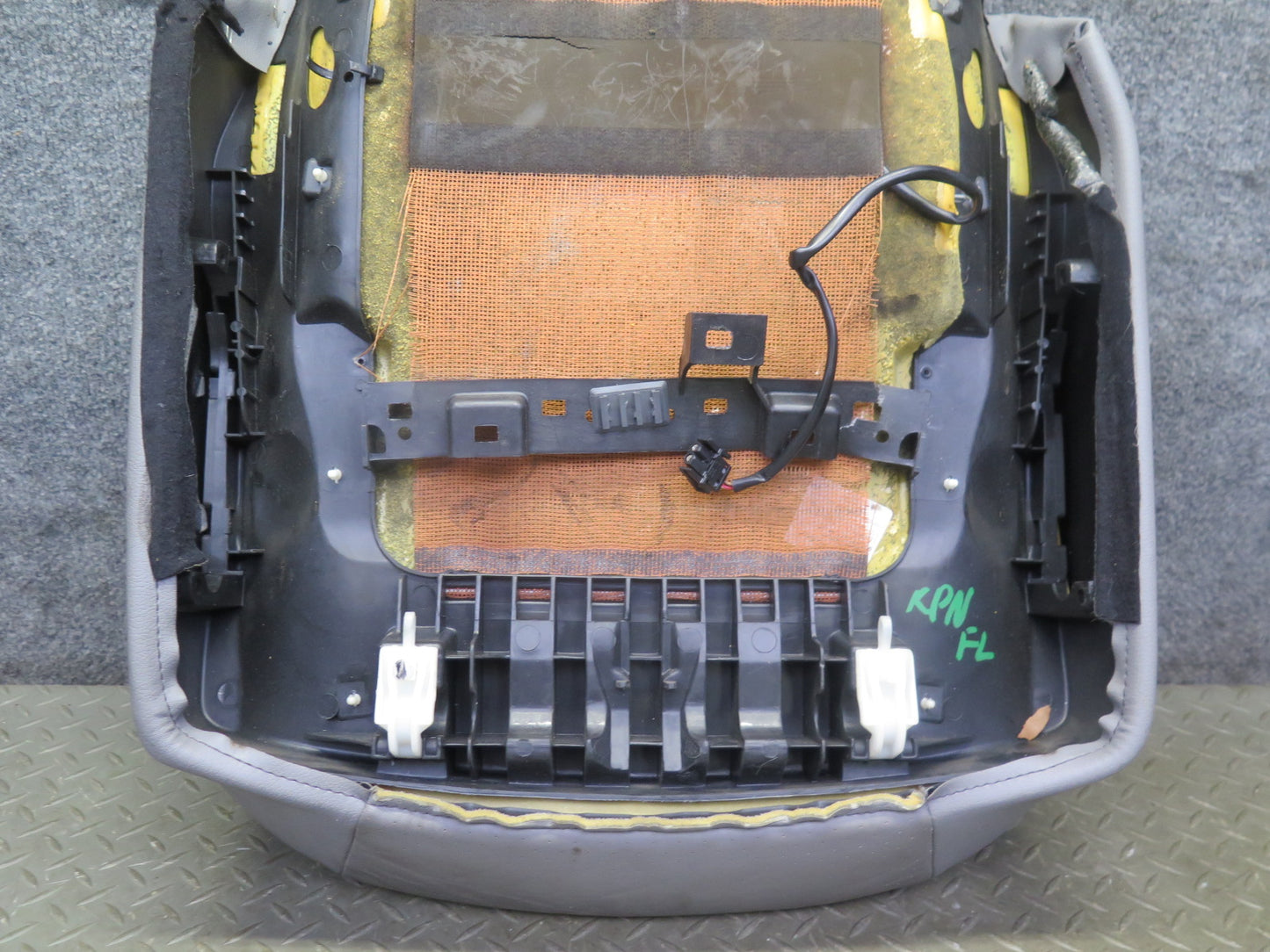 1999-2000 Porsche 911 996 Front Left Seat Lower Leather Cushion Gray