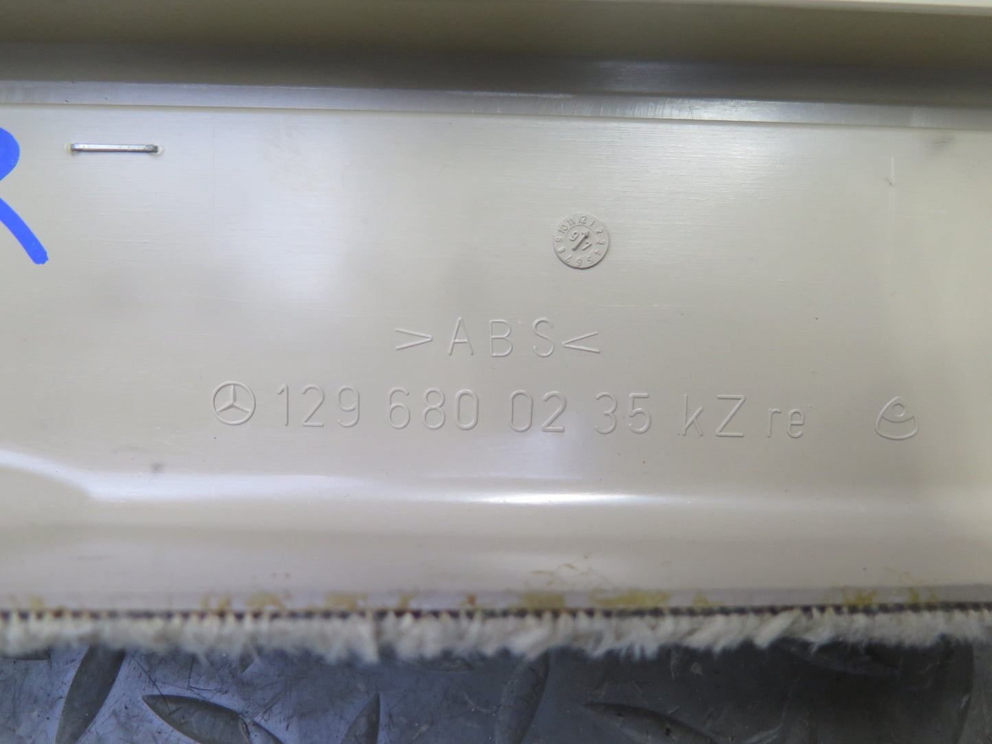 94-02 Mercedes R129 Sl-class Set of 2 Door Scuff Sill Plate Trim Panel OEM