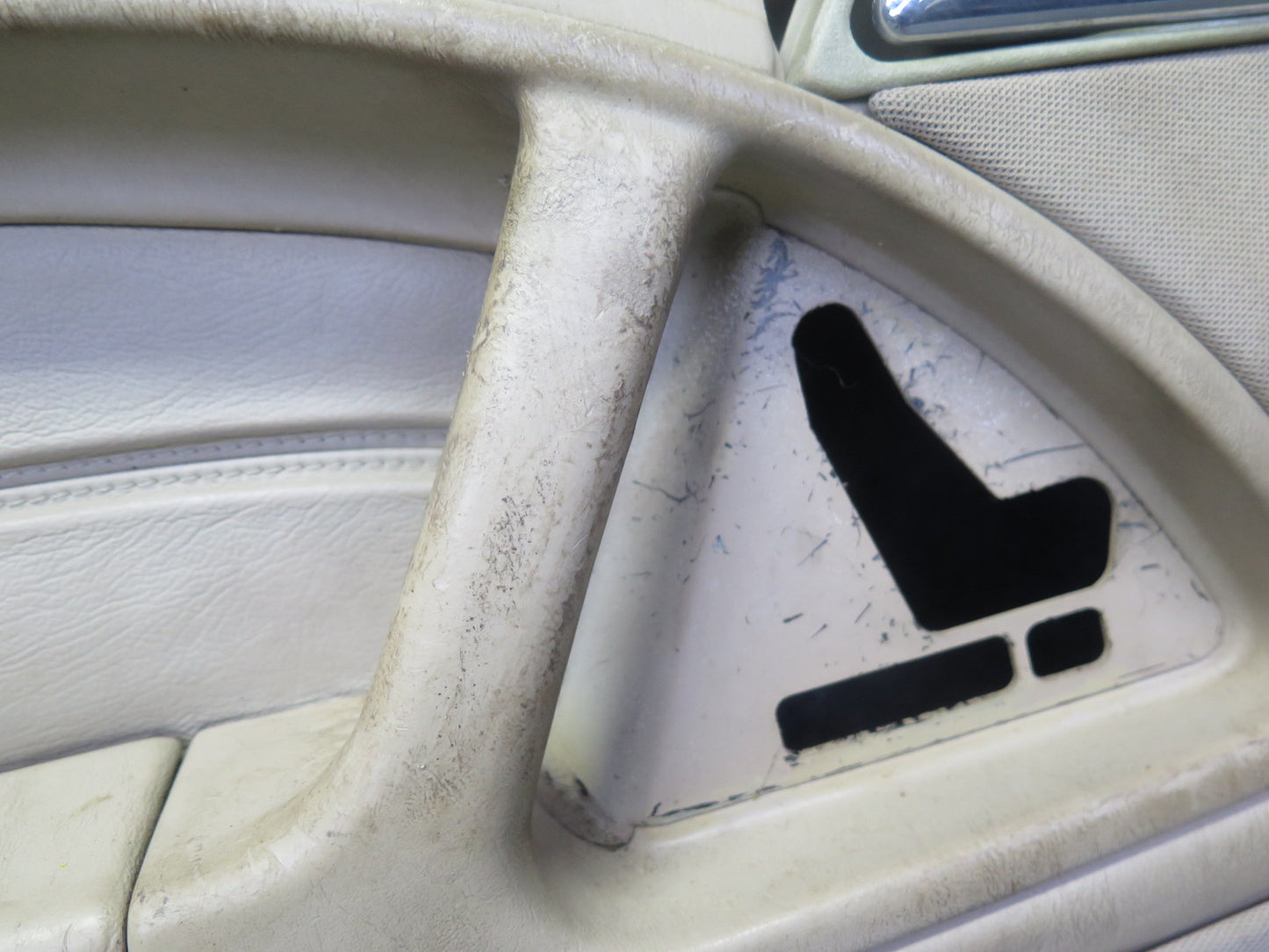 96-02 Mercedes R129 Sl-class Set of 2 Door Interior Trim Cover Panel Beige OEM