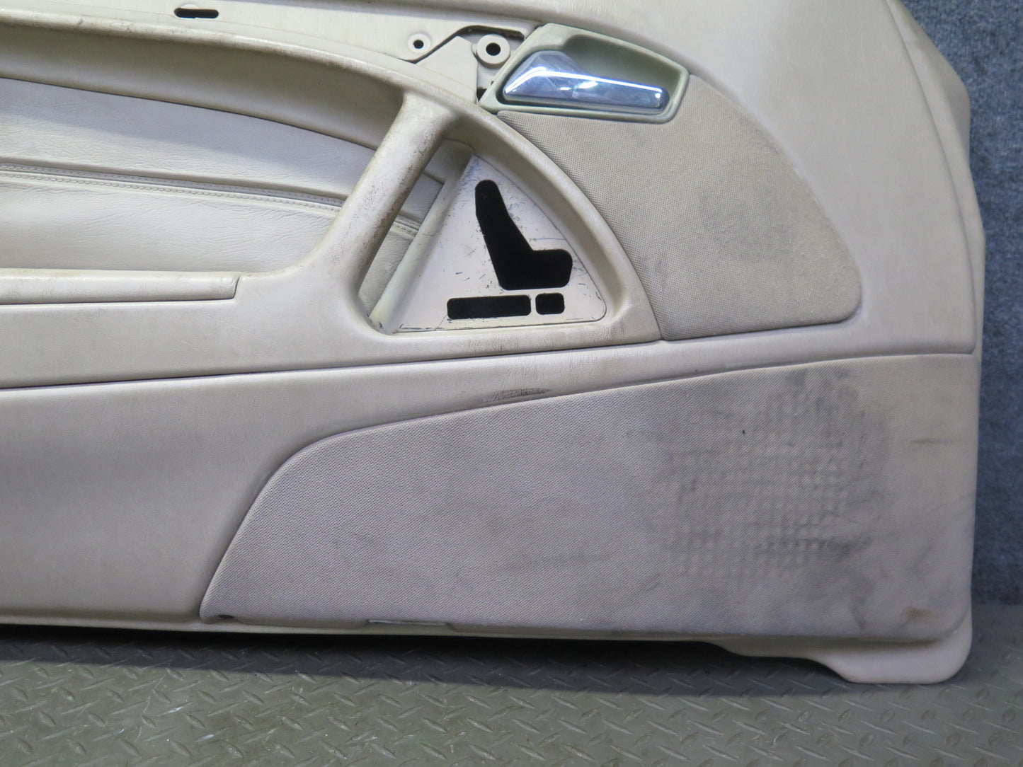 96-02 Mercedes R129 Sl-class Set of 2 Door Interior Trim Cover Panel Beige OEM