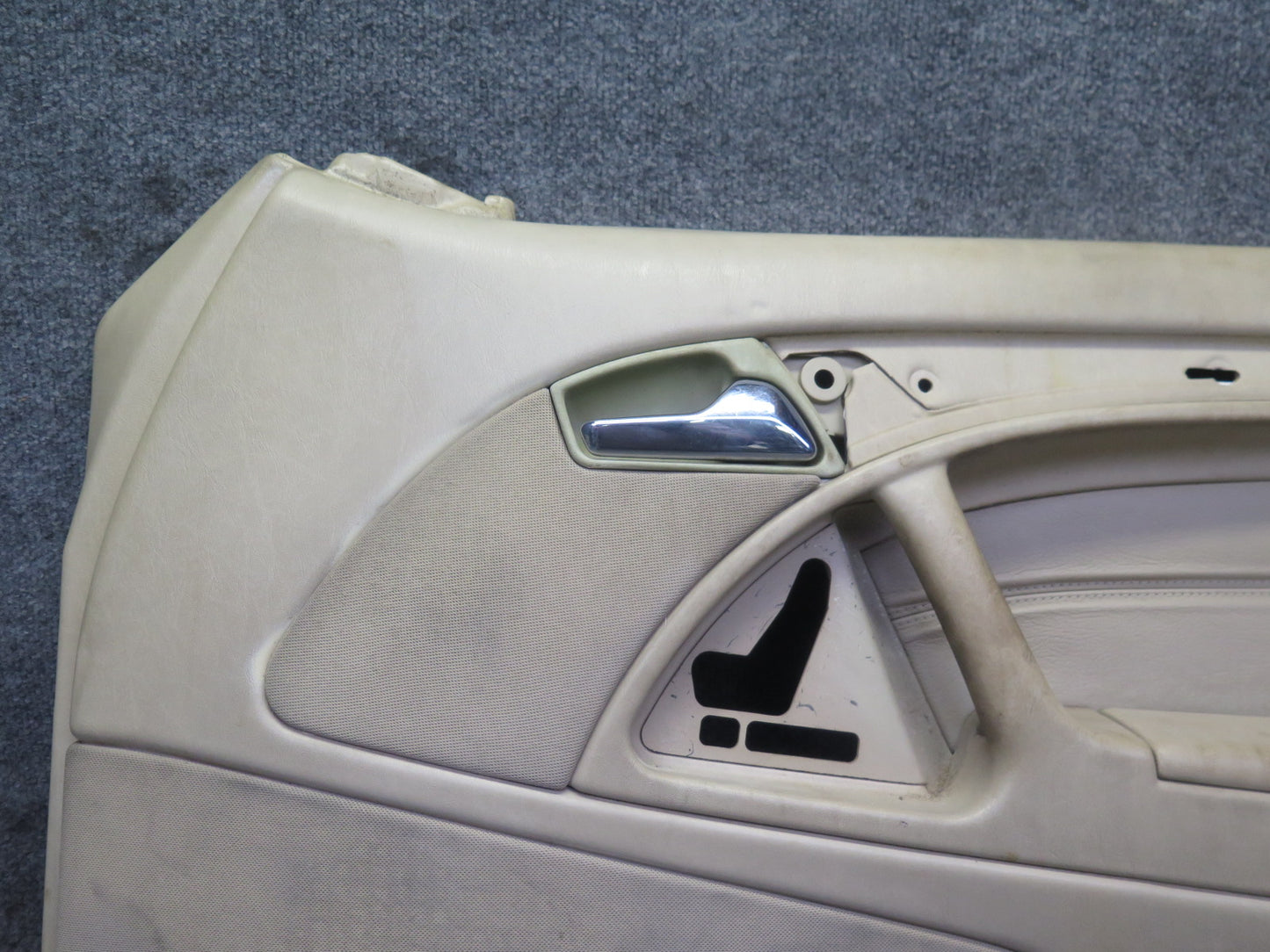 96-02 Mercedes R129 Sl-class Set of 2 Door Interior Trim Cover Panel Beige OEM