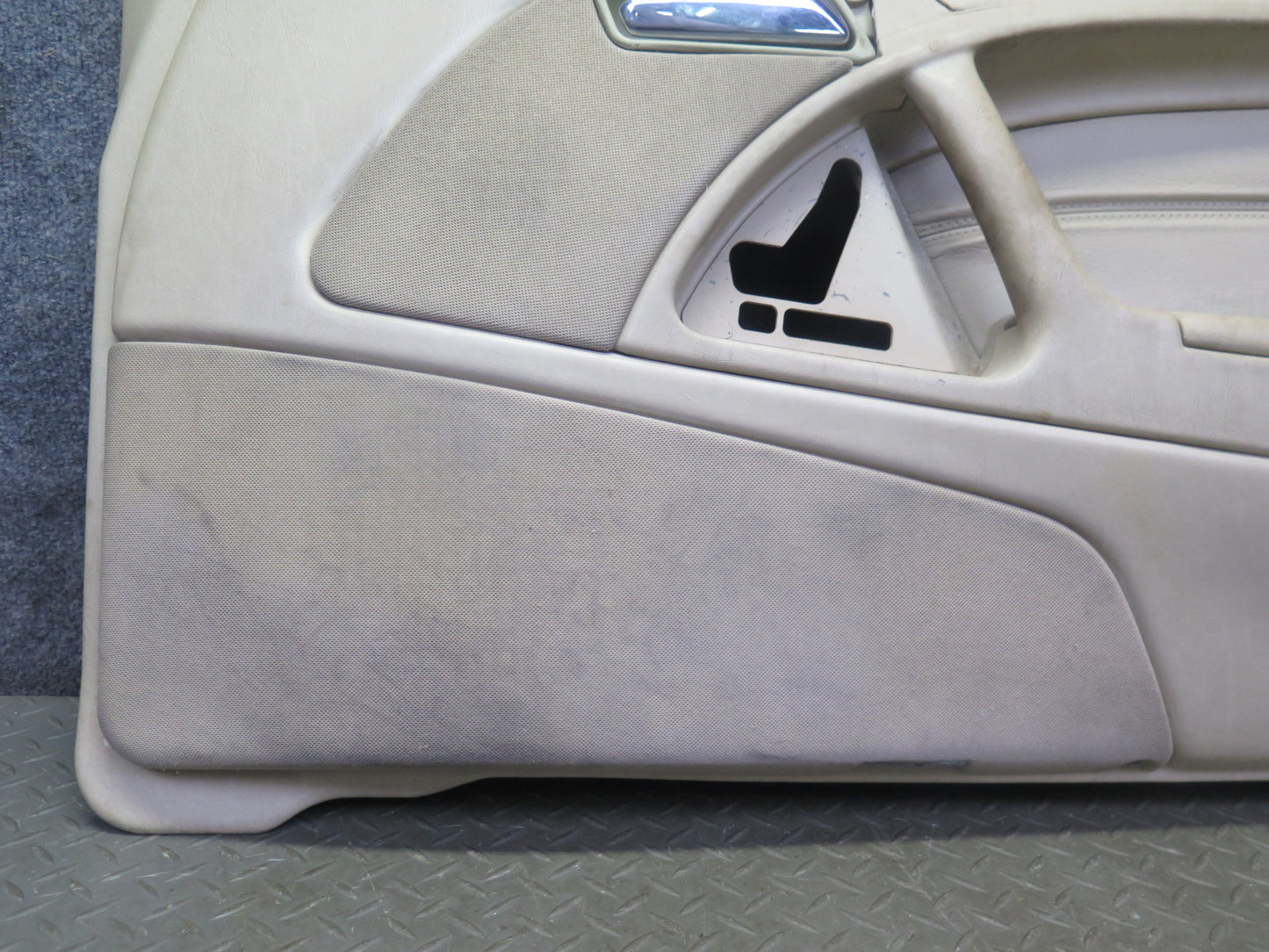 96-02 Mercedes R129 Sl-class Set of 2 Door Interior Trim Cover Panel Beige OEM