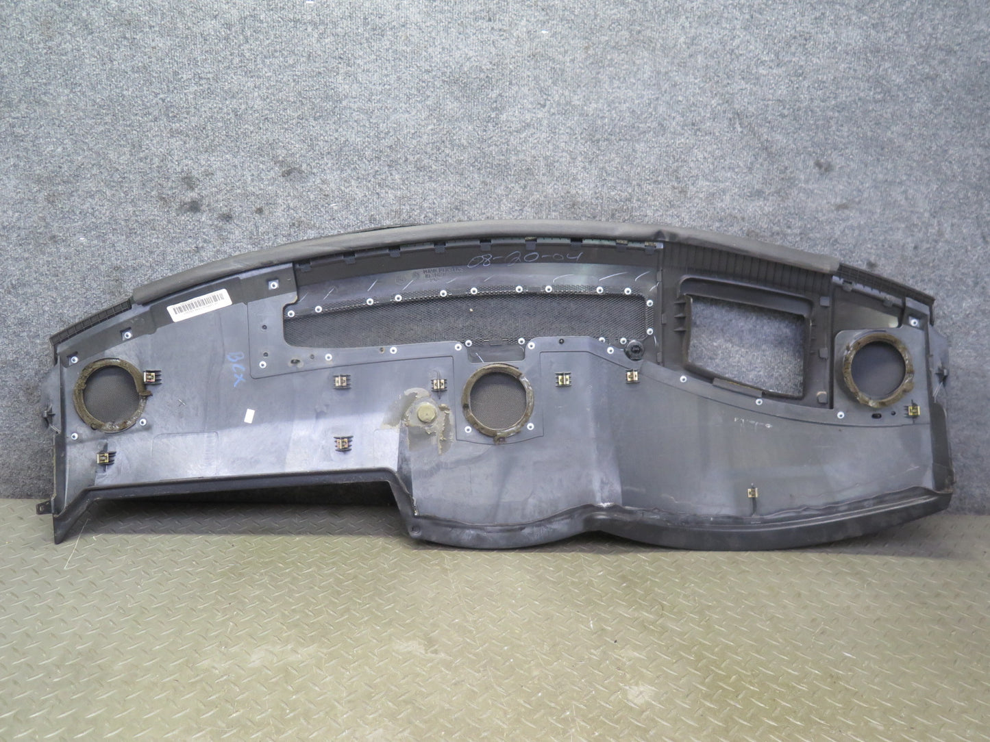 2004-2008 Cadillac XLR Dashboard Upper Cover Trim Panel Black 10352098