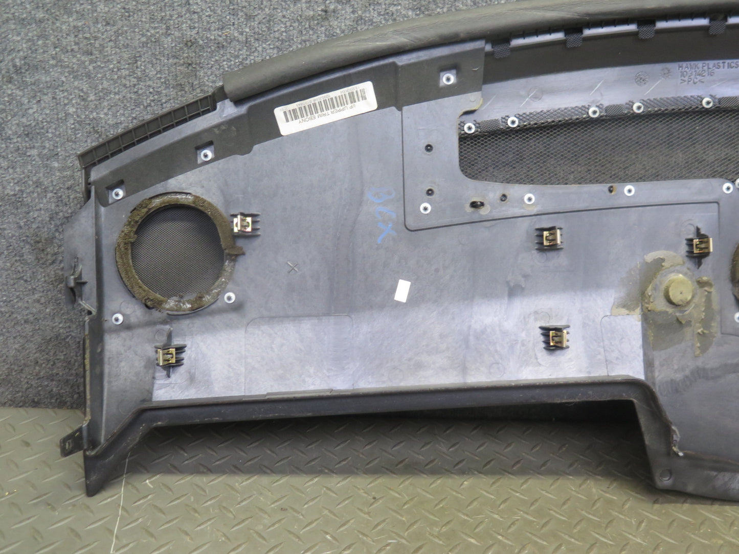 2004-2008 Cadillac XLR Dashboard Upper Cover Trim Panel Black 10352098