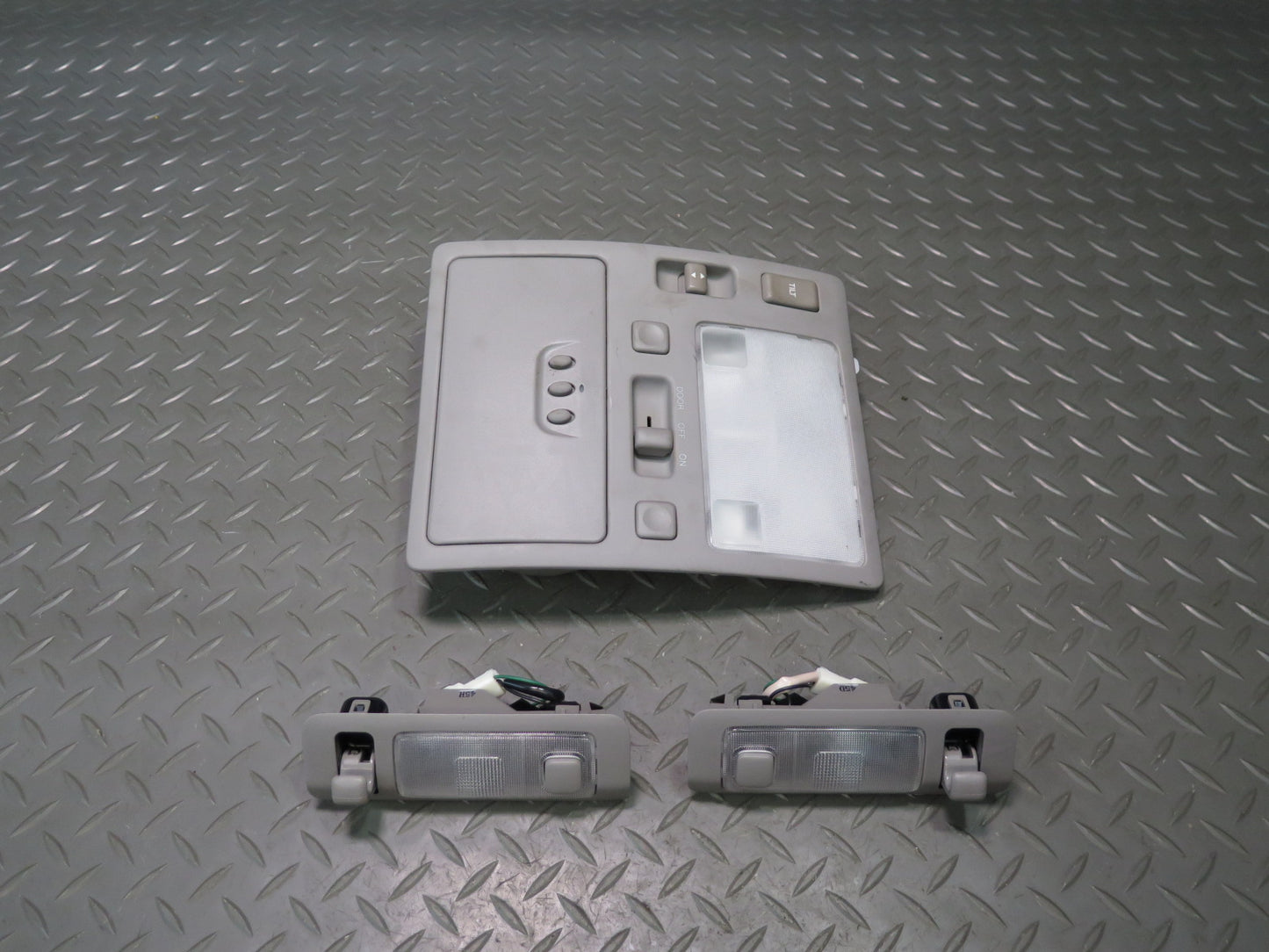 98-05 Lexus GS400 GS430 GS300 Upper Overhead Dome Reading Light Lamp Set OEM
