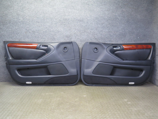 03-05 Lexus UZS161L GS300 GS430 Set of 2 Front Door Interior Trim Panel OEM