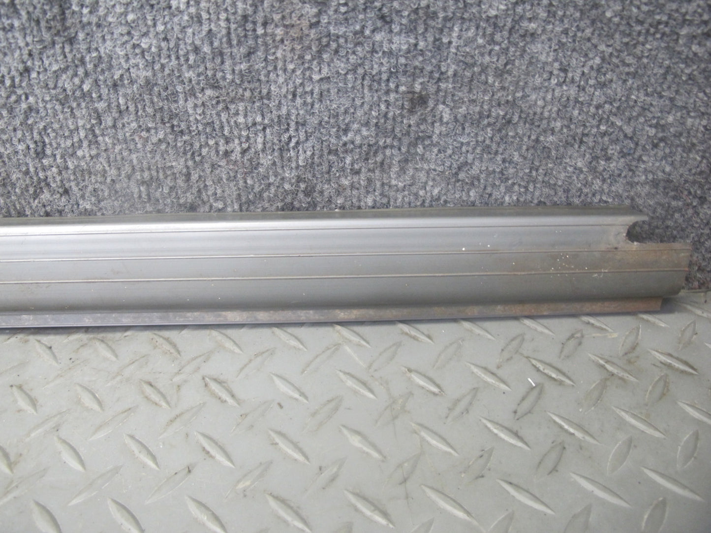 75-76 Mercedes W115 300D Interior Door Scuff Sill Plate Molding Trim Set OEM