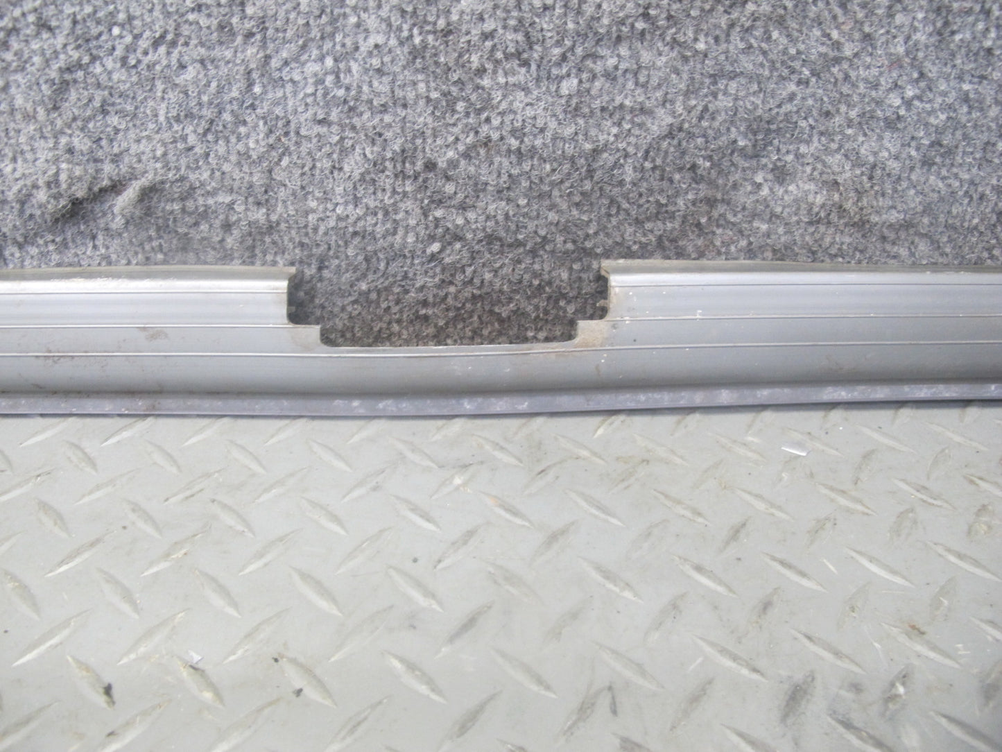 75-76 Mercedes W115 300D Interior Door Scuff Sill Plate Molding Trim Set OEM