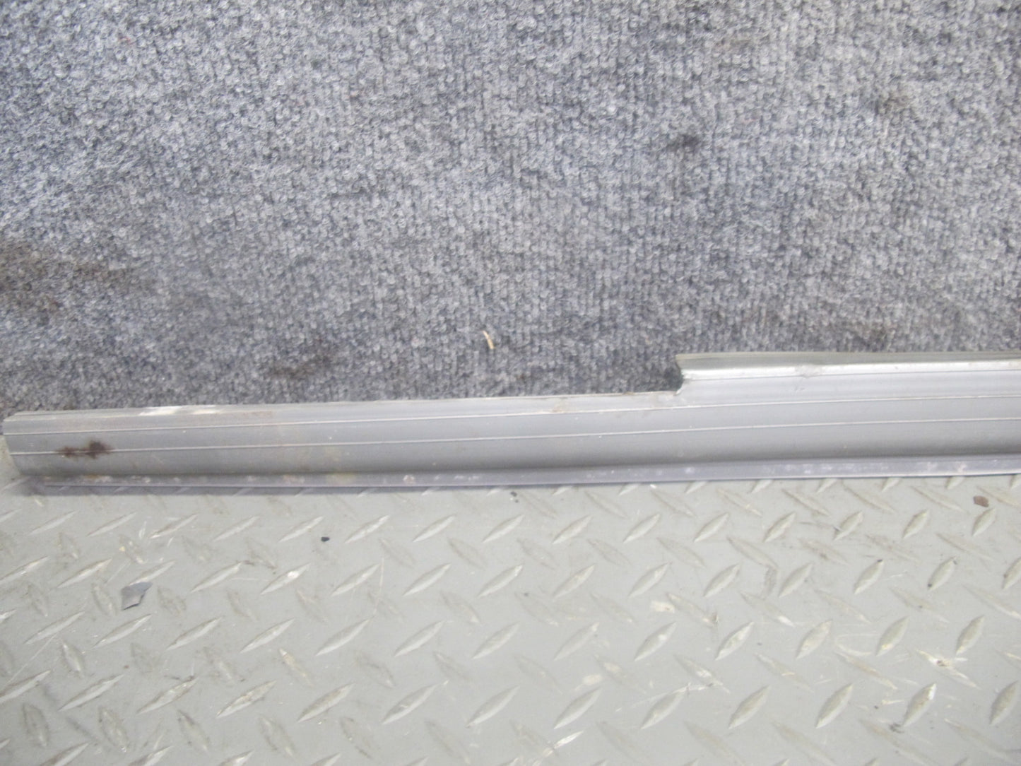 75-76 Mercedes W115 300D Interior Door Scuff Sill Plate Molding Trim Set OEM