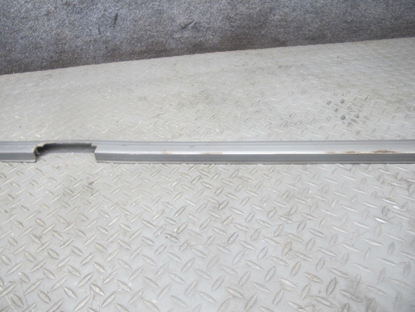 75-76 Mercedes W115 300D Interior Door Scuff Sill Plate Molding Trim Set OEM