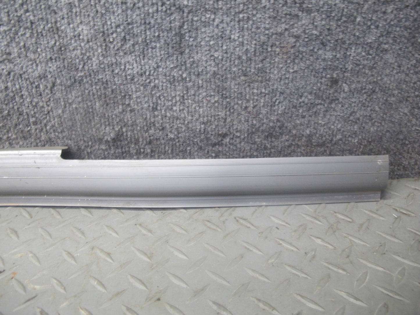 75-76 Mercedes W115 300D Interior Door Scuff Sill Plate Molding Trim Set OEM