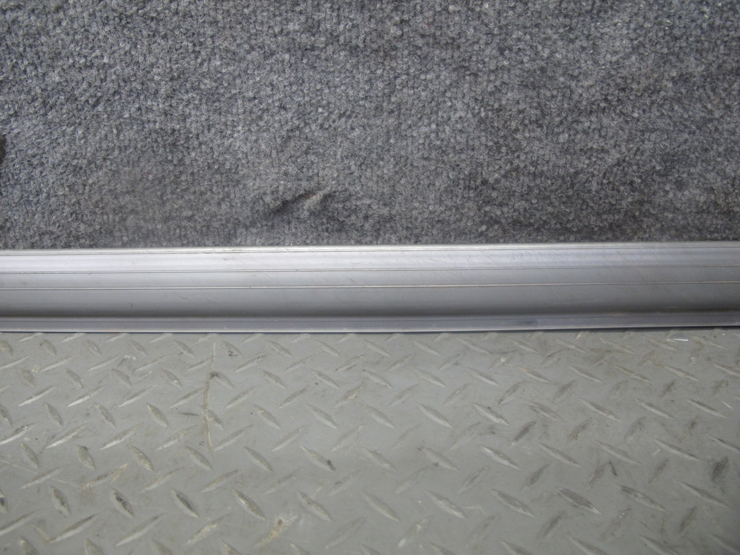 75-76 Mercedes W115 300D Interior Door Scuff Sill Plate Molding Trim Set OEM