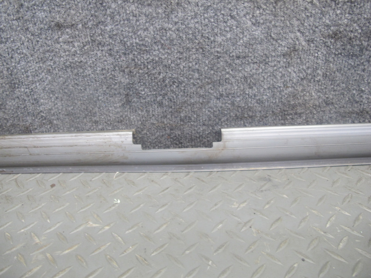 75-76 Mercedes W115 300D Interior Door Scuff Sill Plate Molding Trim Set OEM