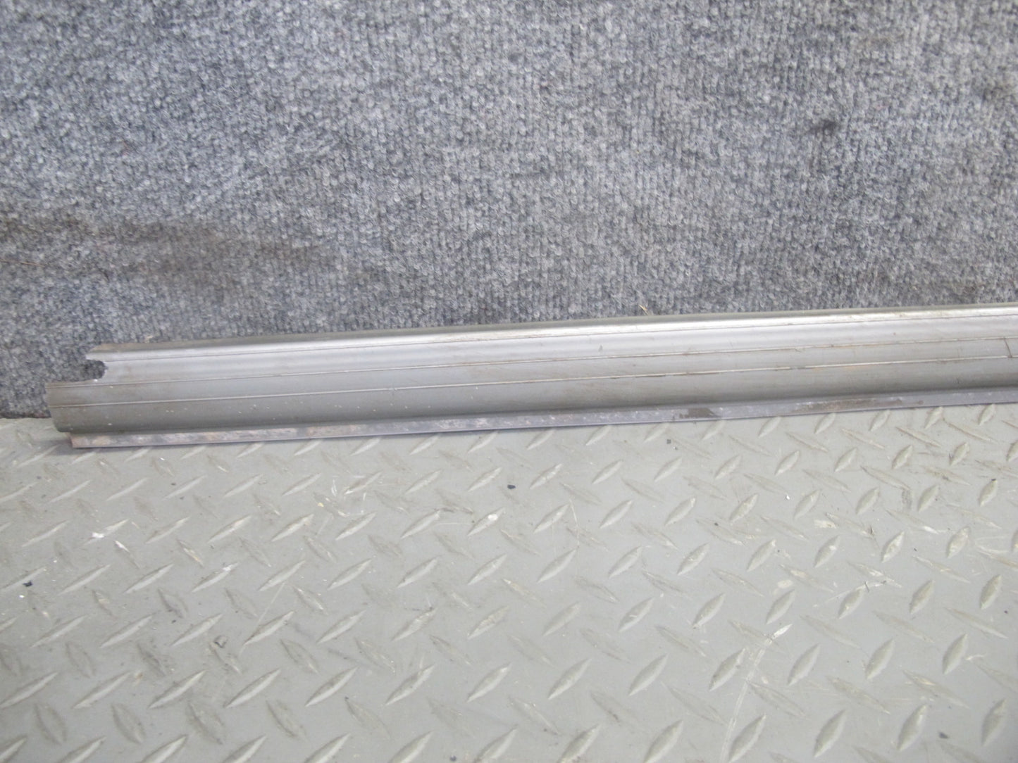 75-76 Mercedes W115 300D Interior Door Scuff Sill Plate Molding Trim Set OEM