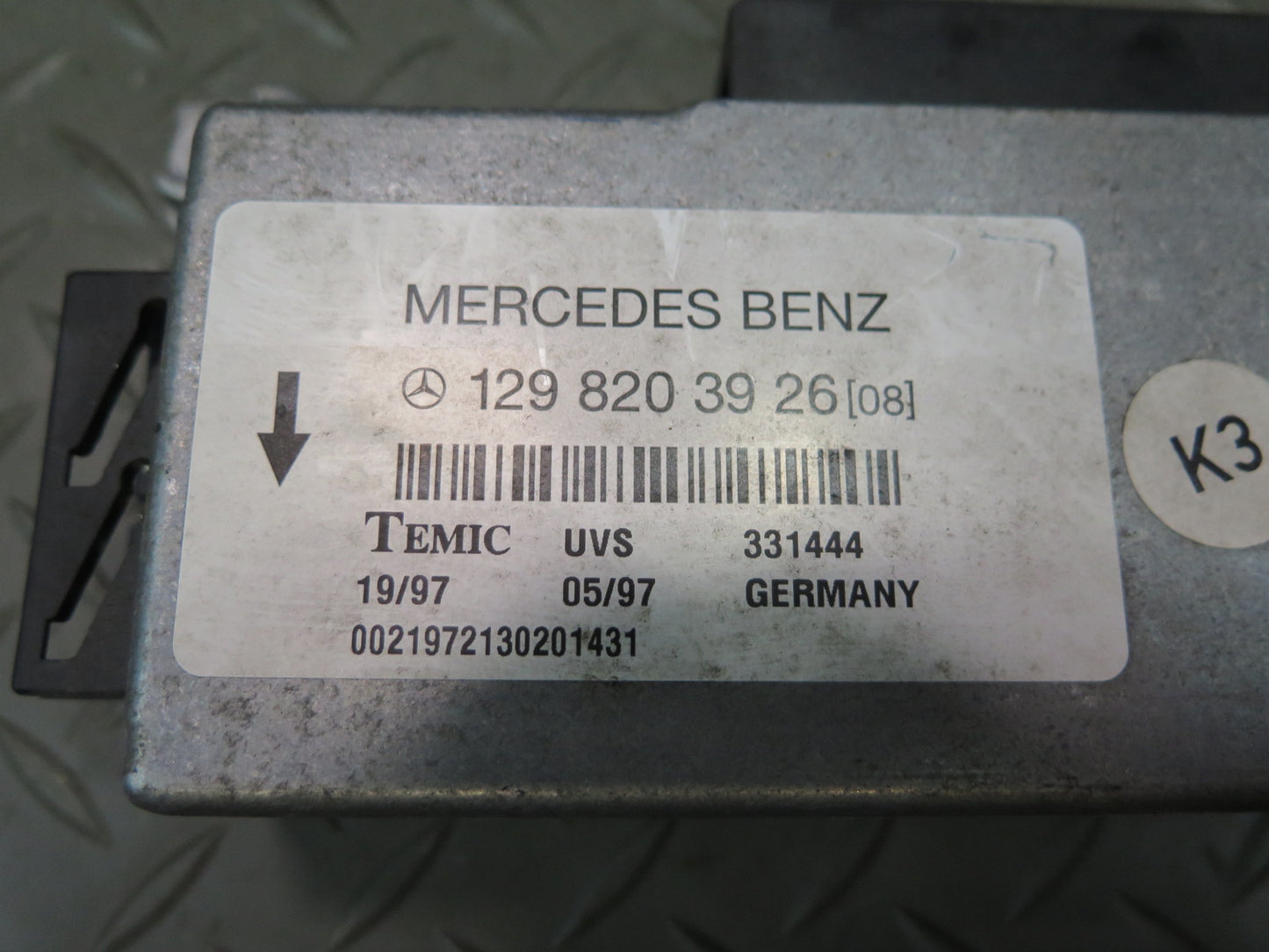 96-02 Mercedes R129 Sl-class TOP Convertible Control Module 1298203926 OEM