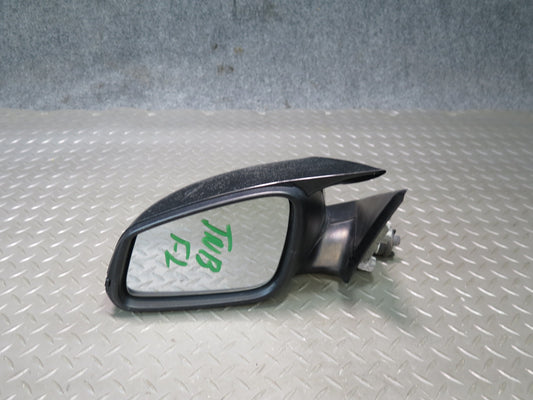 12-15 BMW F30 335i Left Door Exterior Side View Heated Mirror Shadow Line OEM