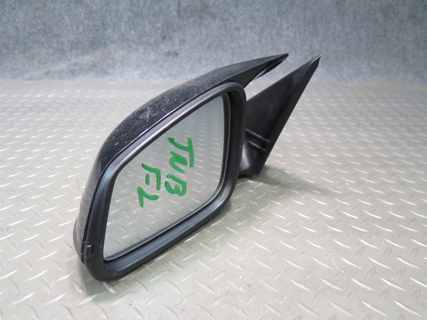 12-15 BMW F30 335i Left Door Exterior Side View Heated Mirror Shadow Line OEM
