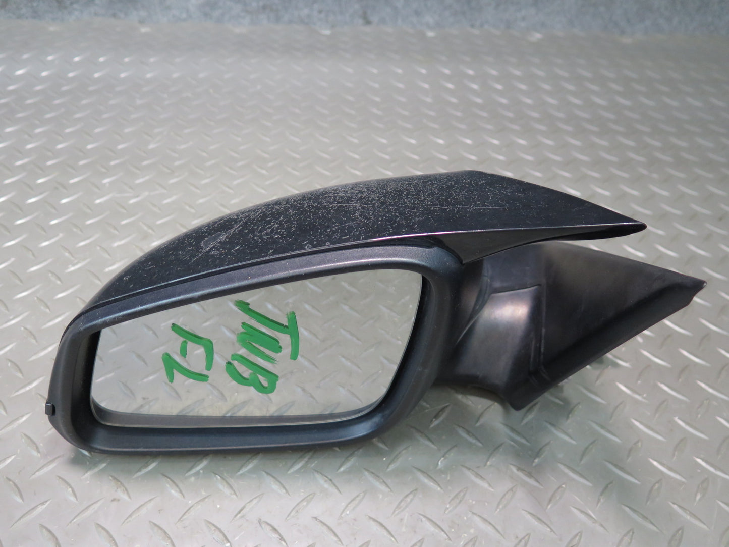 12-15 BMW F30 335i Left Door Exterior Side View Heated Mirror Shadow Line OEM