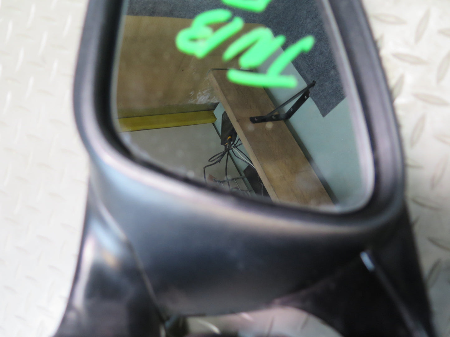 12-15 BMW F30 335i Left Door Exterior Side View Heated Mirror Shadow Line OEM