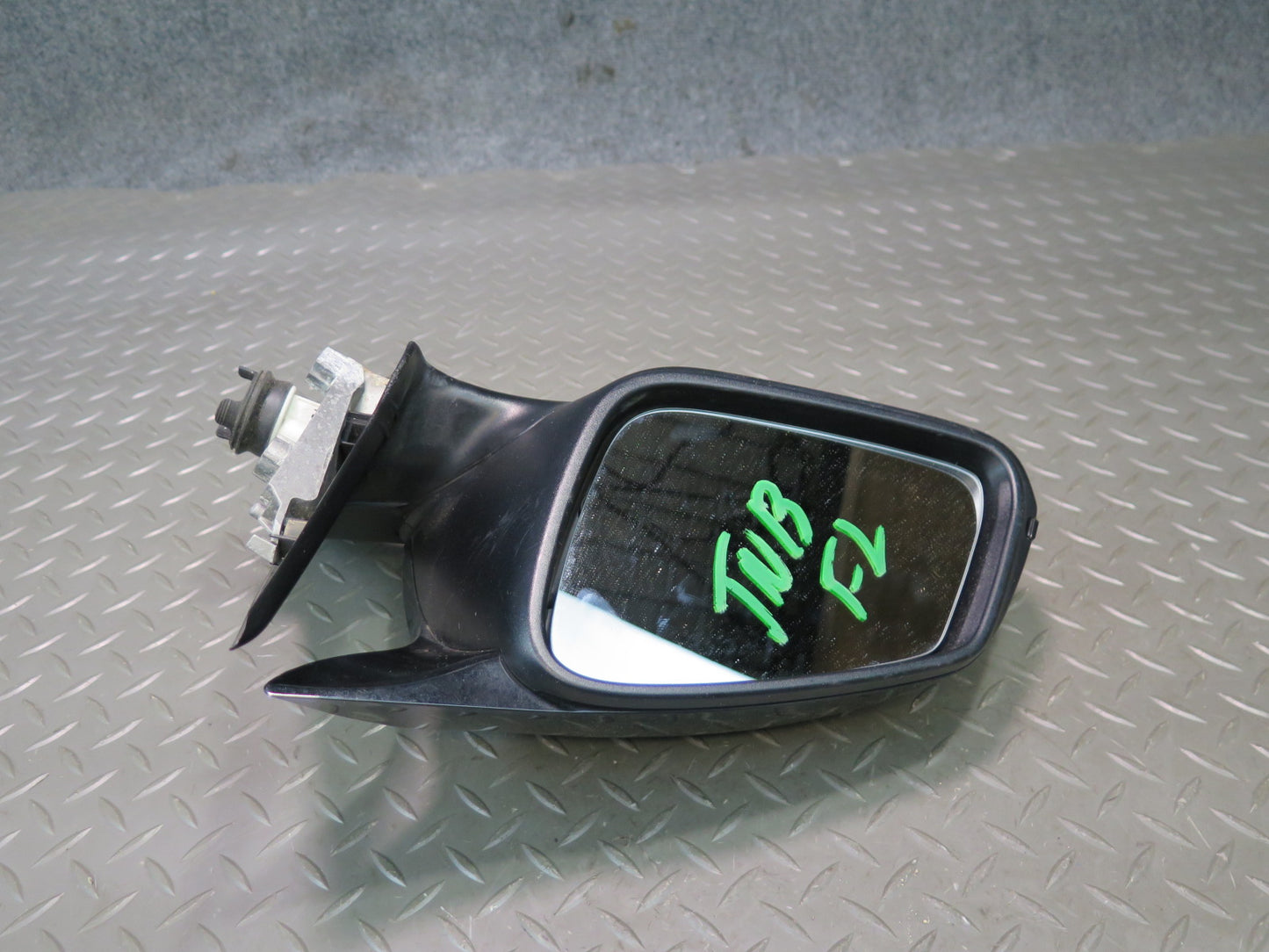 12-15 BMW F30 335i Left Door Exterior Side View Heated Mirror Shadow Line OEM