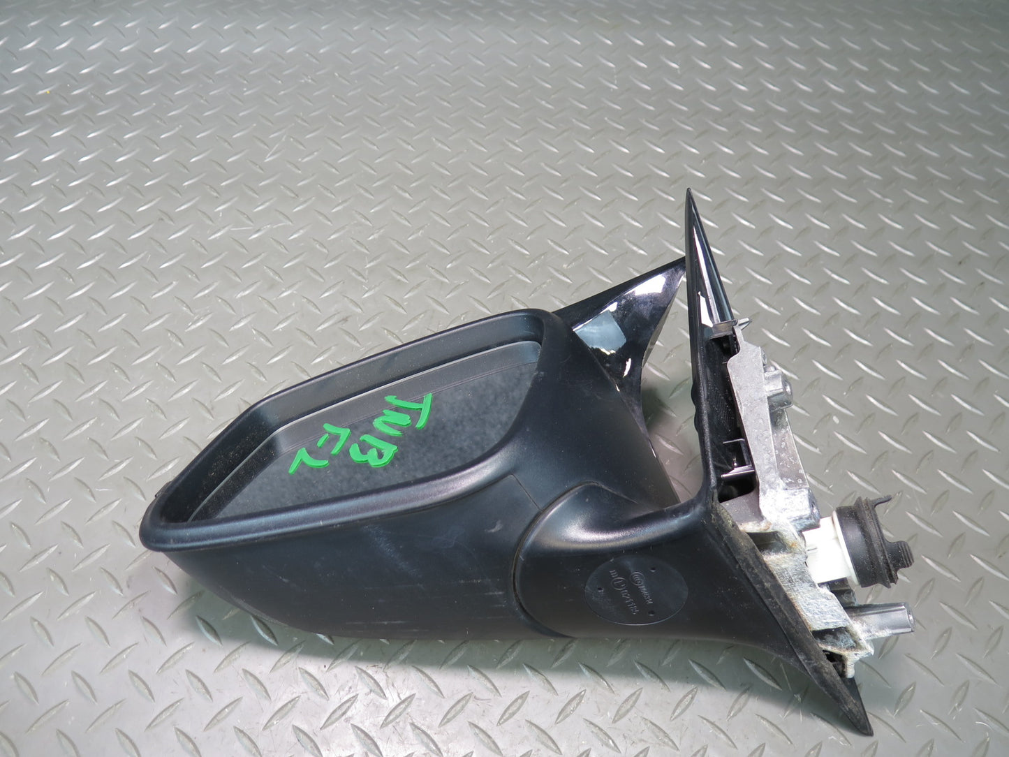 12-15 BMW F30 335i Left Door Exterior Side View Heated Mirror Shadow Line OEM
