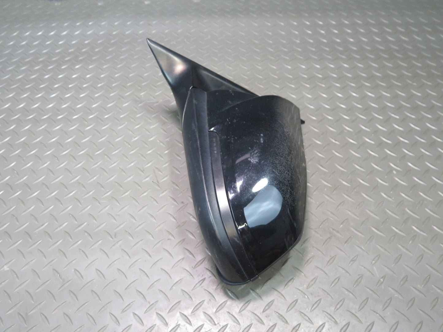12-15 BMW F30 335i Left Door Exterior Side View Heated Mirror Shadow Line OEM