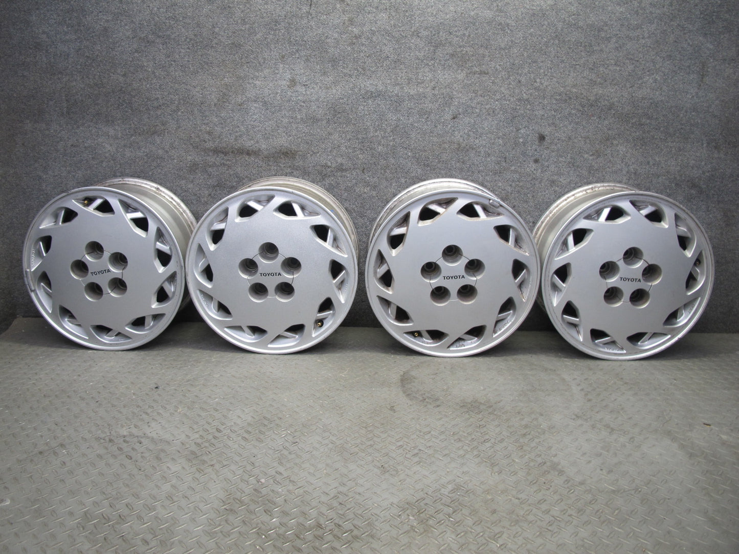 86-90 Toyota Supra MK3 Set of 4 Factory R16 16" Alloy Wheel Rim 16x7J ET37 OEM