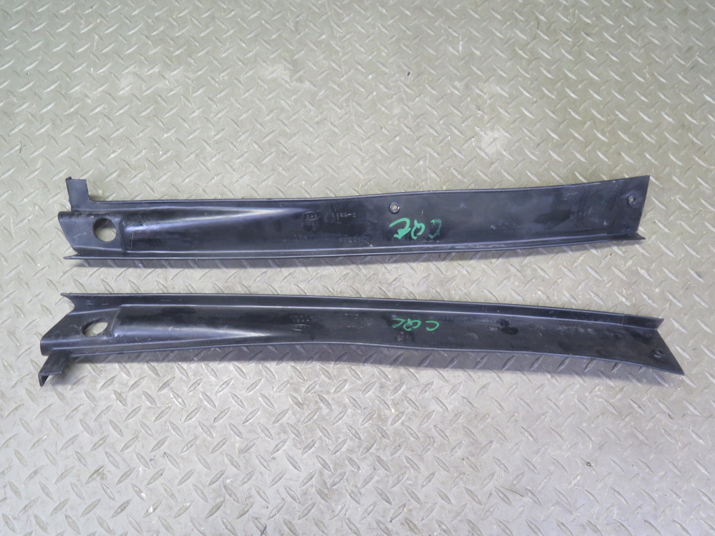 90-96 Chevrolet Corvette C4 Set of 2 Rear Trunk Hatch Compartment Trim Panel OEM