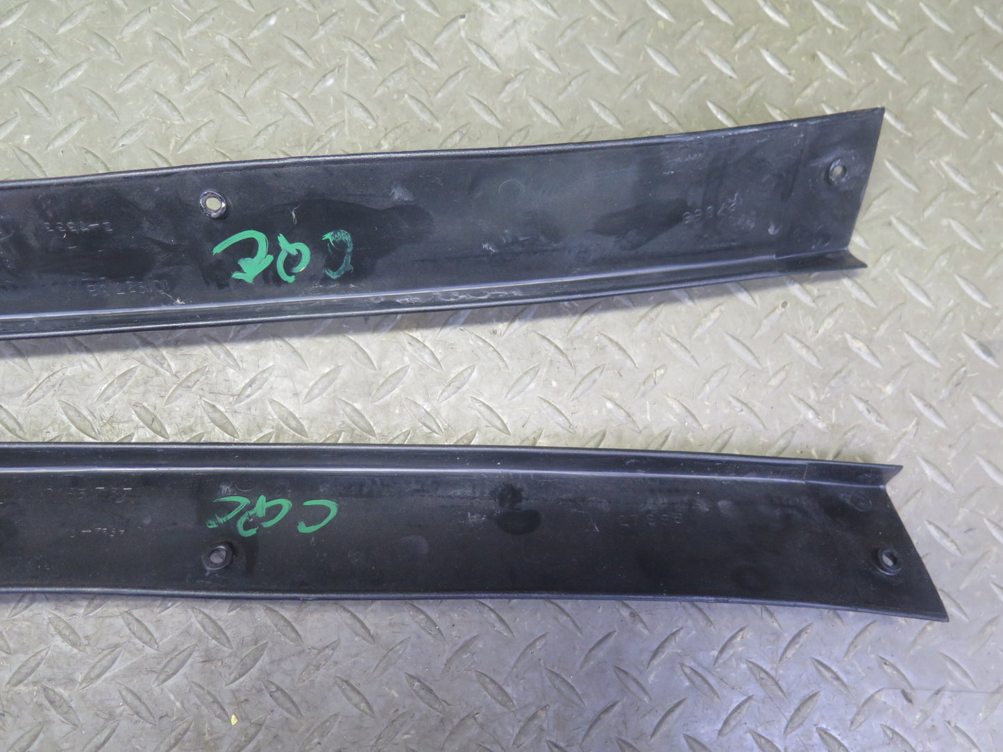 90-96 Chevrolet Corvette C4 Set of 2 Rear Trunk Hatch Compartment Trim Panel OEM