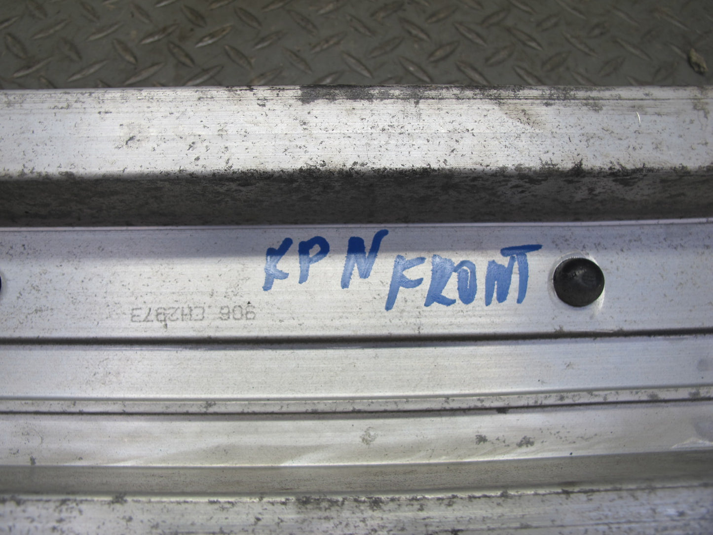 1999-2005 Porsche 911 996 Front Bumper Impact Reinforcement Bar w Absorbers