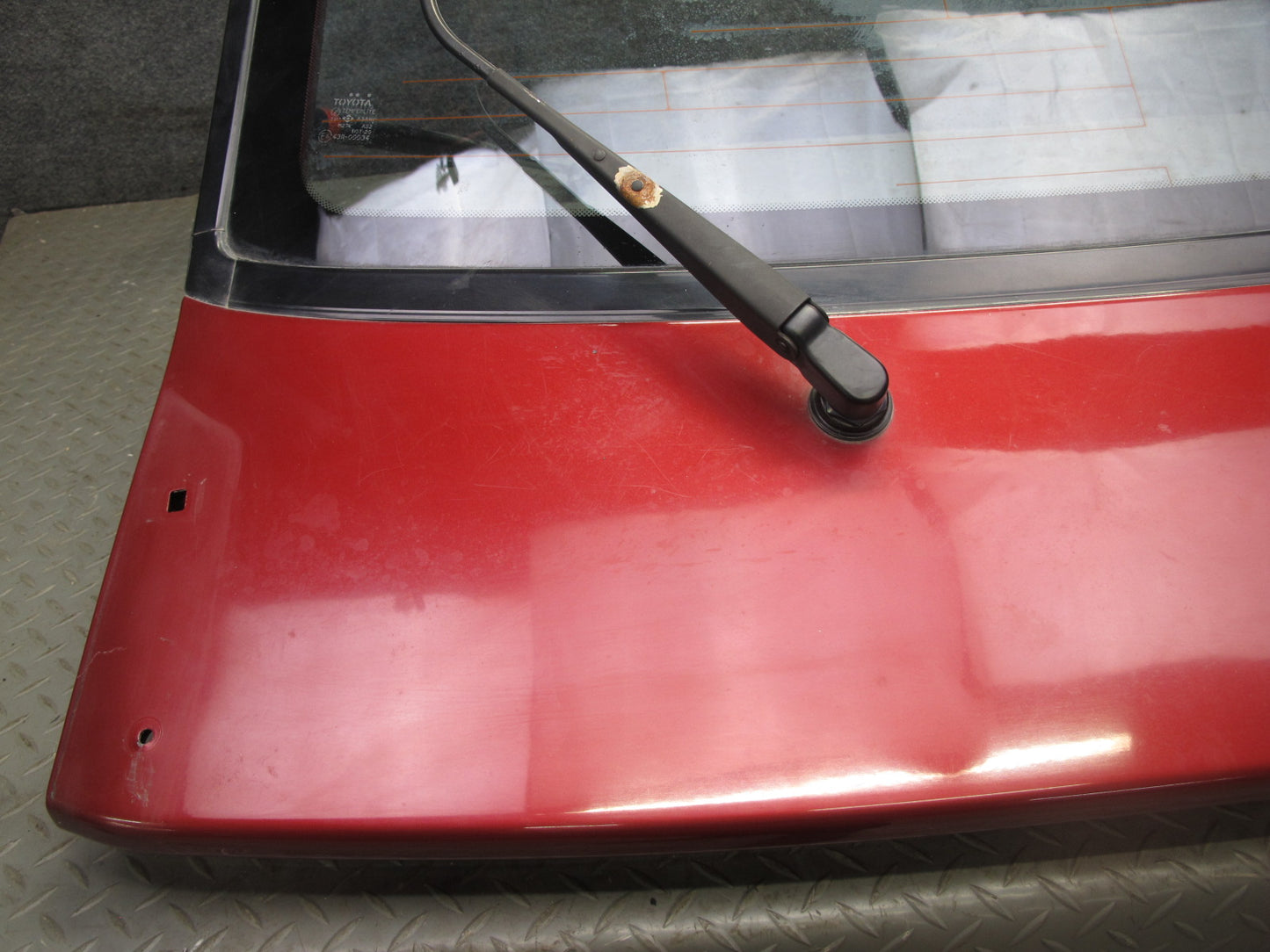 89-92 Toyota Supra MK3 Turbo Rear Trunk Lid Hatch Liftgate Tailgate w Glass OEM
