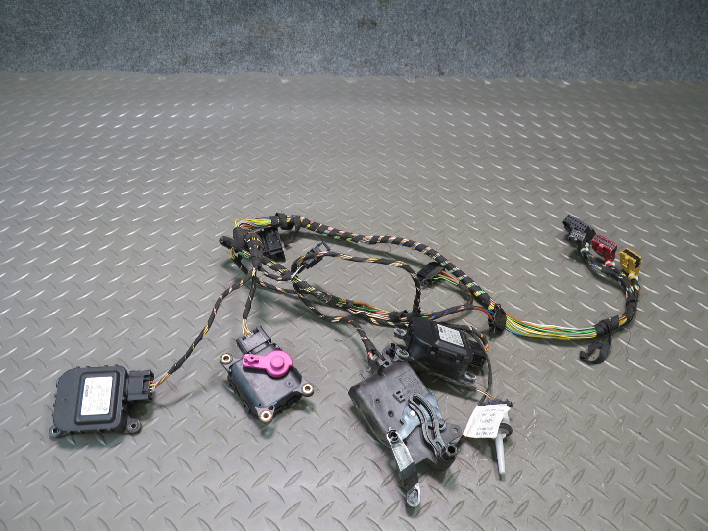 1999-2005 Porsche 911 996 A/C Heater Flap Door Actuator Motor Wiring Set