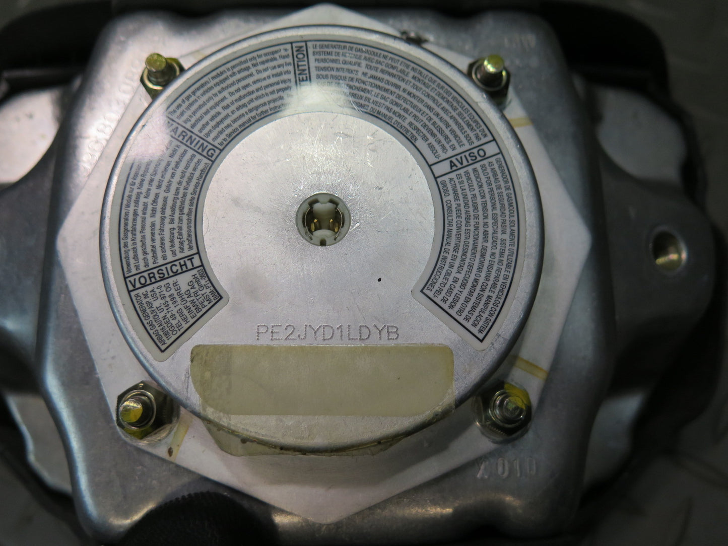 99-01 PORSCHE 911 996 FRONT LEFT DRIVER SIDE STEERING WHEEL SRS AIRBAG OEM