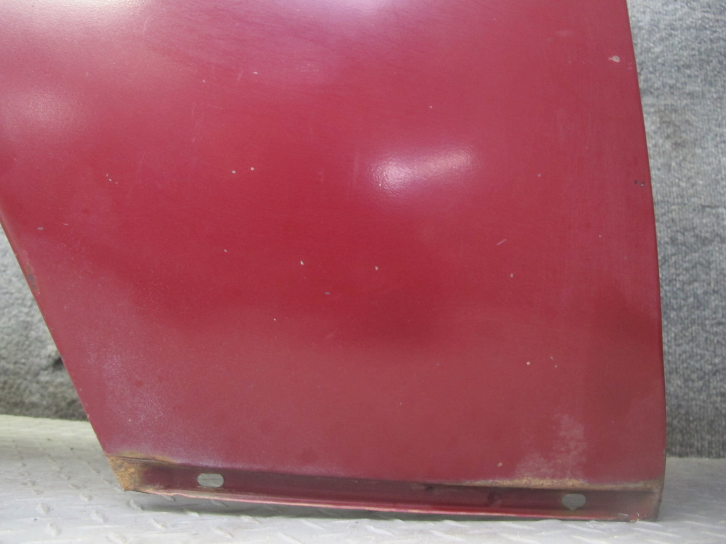 75-76 Mercedes W115 300SD Front Left Fender Shell Panel Cover RED OEM