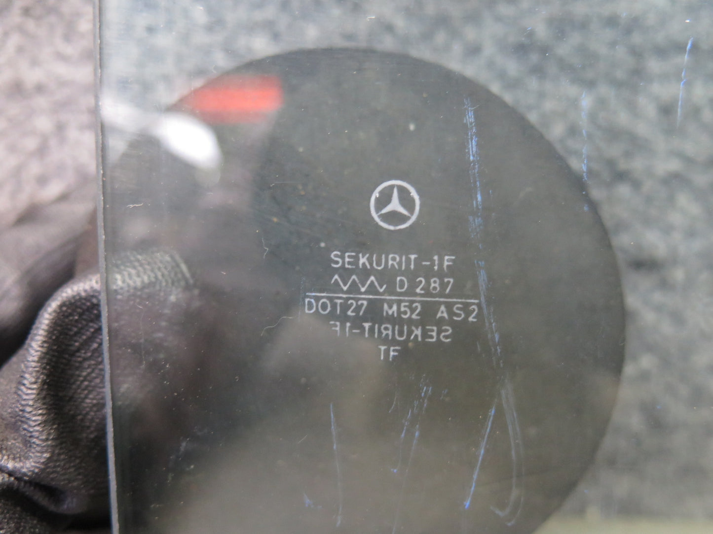 75-76 Mercedes W115 300SD Sedan Rear Right Door Glass Window OEM