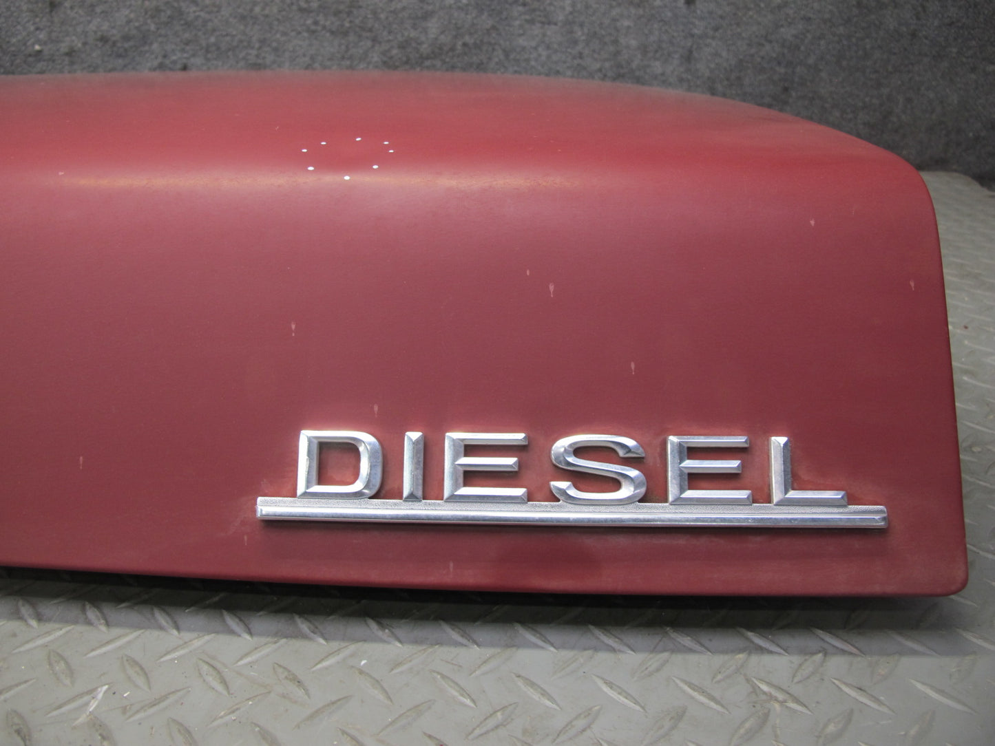 75-76 Mercedes W115 300D Sedan Rear Trunk Deck Lid Shell Cover Panel RED OEM