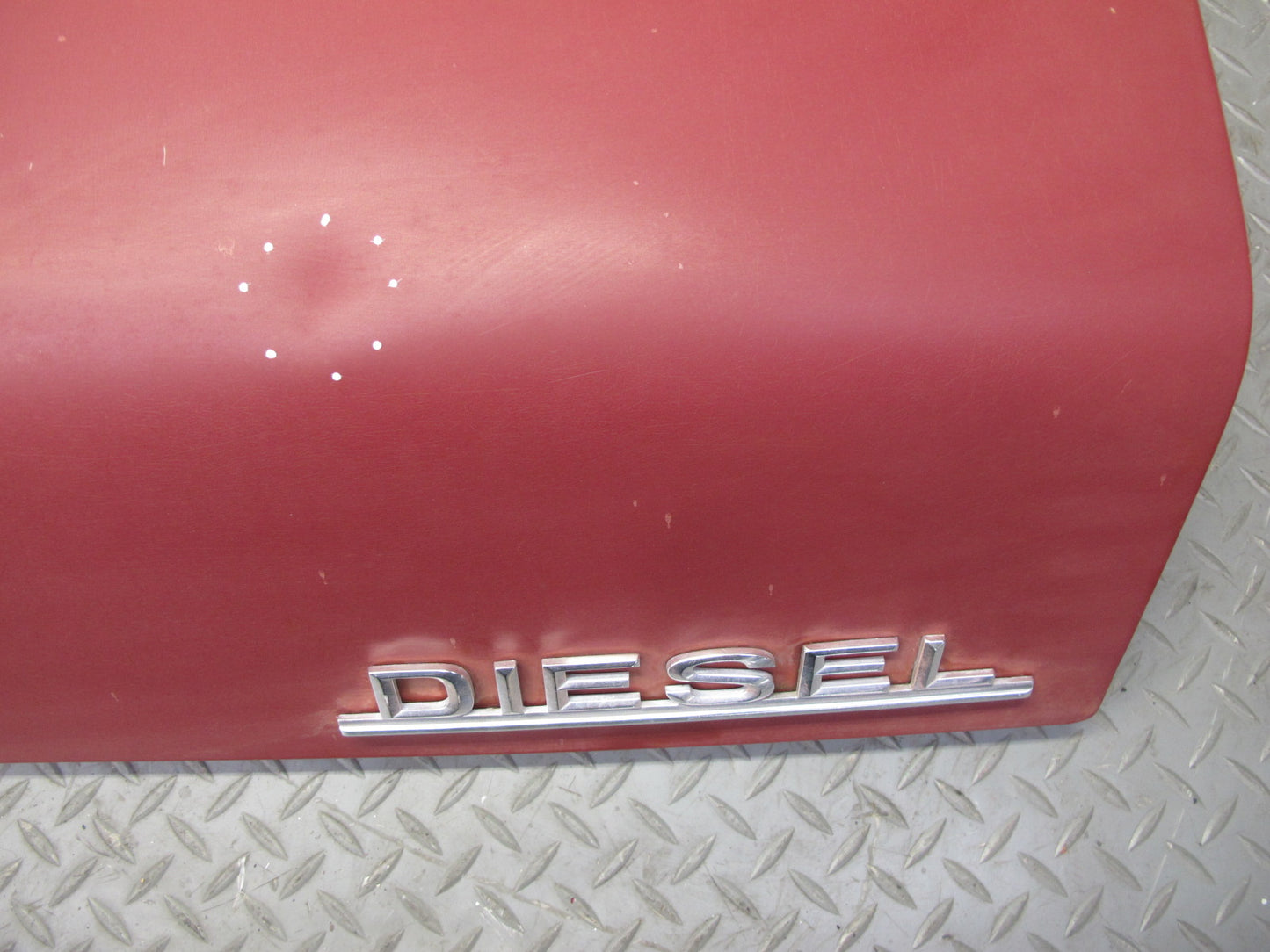 75-76 Mercedes W115 300D Sedan Rear Trunk Deck Lid Shell Cover Panel RED OEM