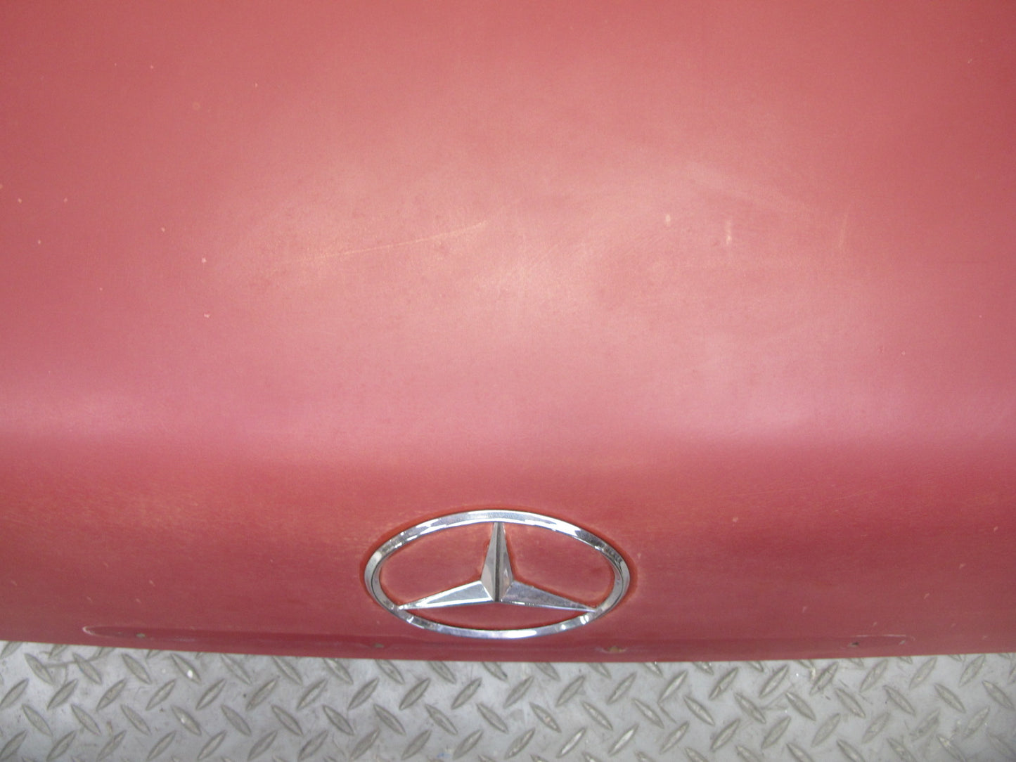 75-76 Mercedes W115 300D Sedan Rear Trunk Deck Lid Shell Cover Panel RED OEM