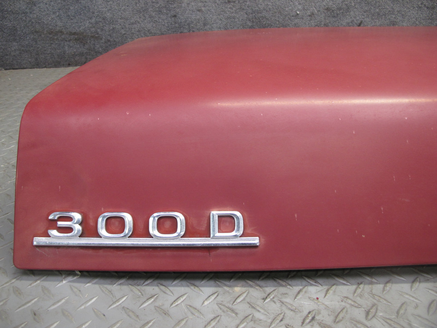 75-76 Mercedes W115 300D Sedan Rear Trunk Deck Lid Shell Cover Panel RED OEM