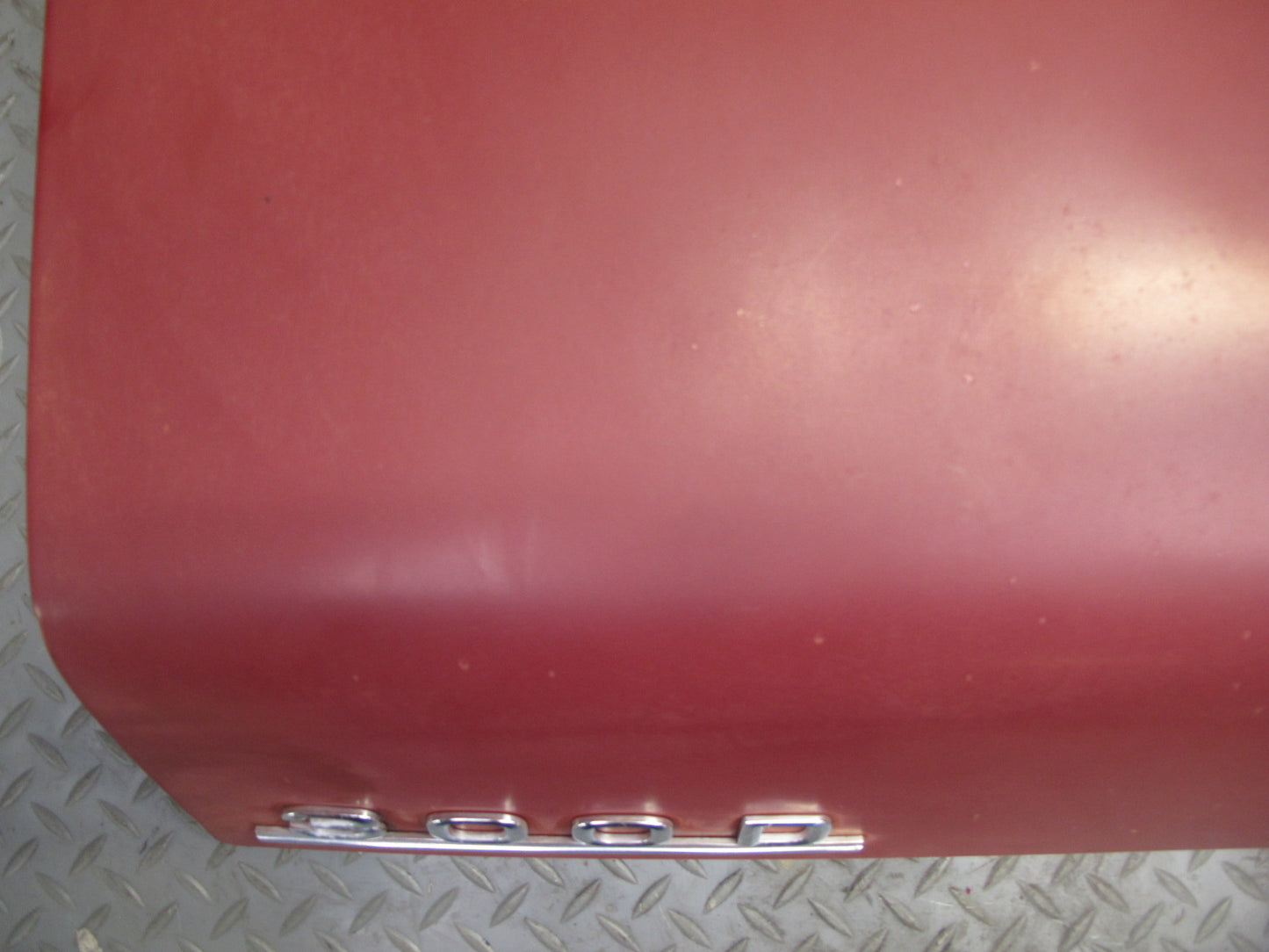 75-76 Mercedes W115 300D Sedan Rear Trunk Deck Lid Shell Cover Panel RED OEM