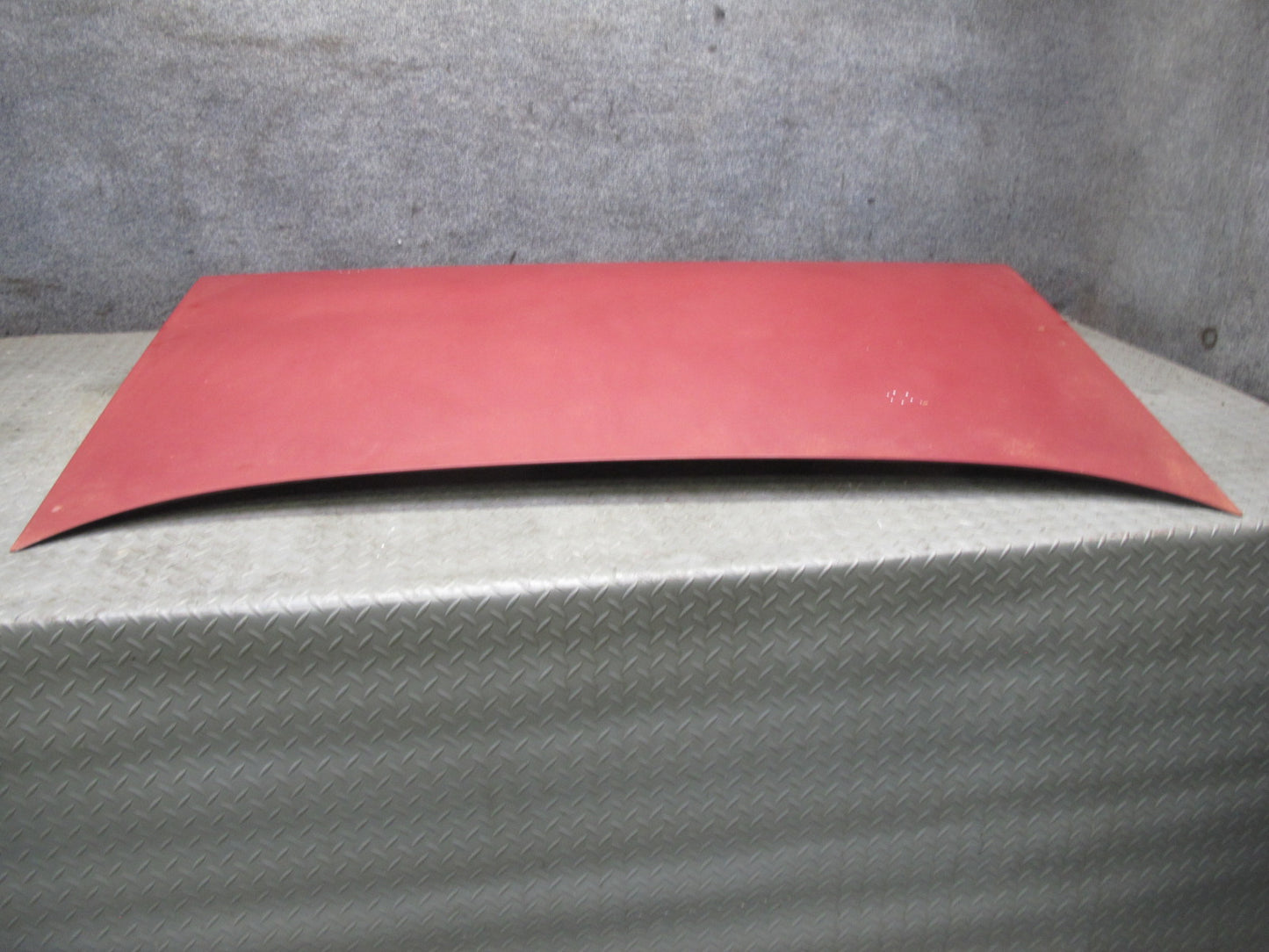 75-76 Mercedes W115 300D Sedan Rear Trunk Deck Lid Shell Cover Panel RED OEM