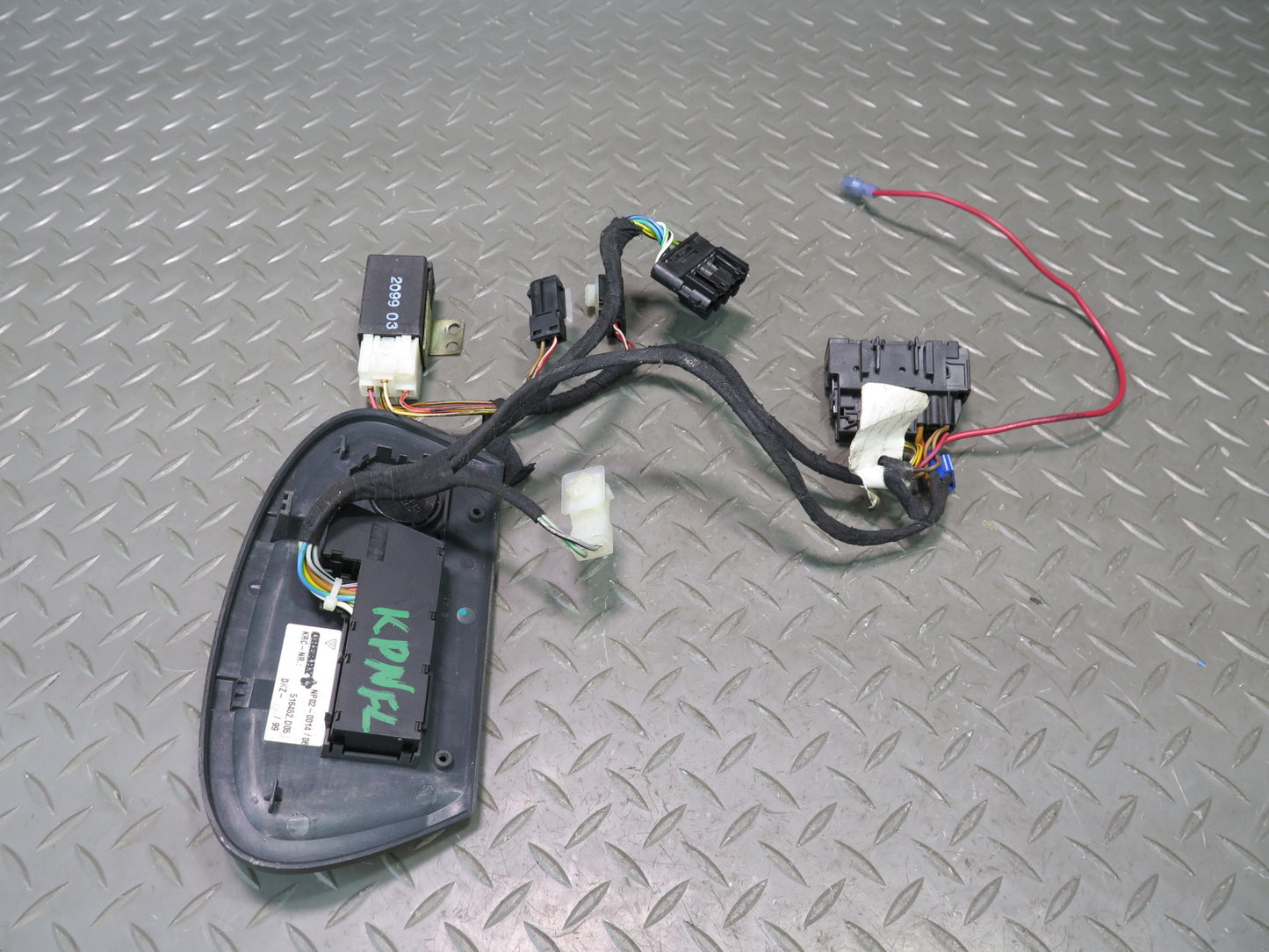 1999-2005 Porsche 911 Carrera 996 Front Left Seat Adjust Switch w Relay