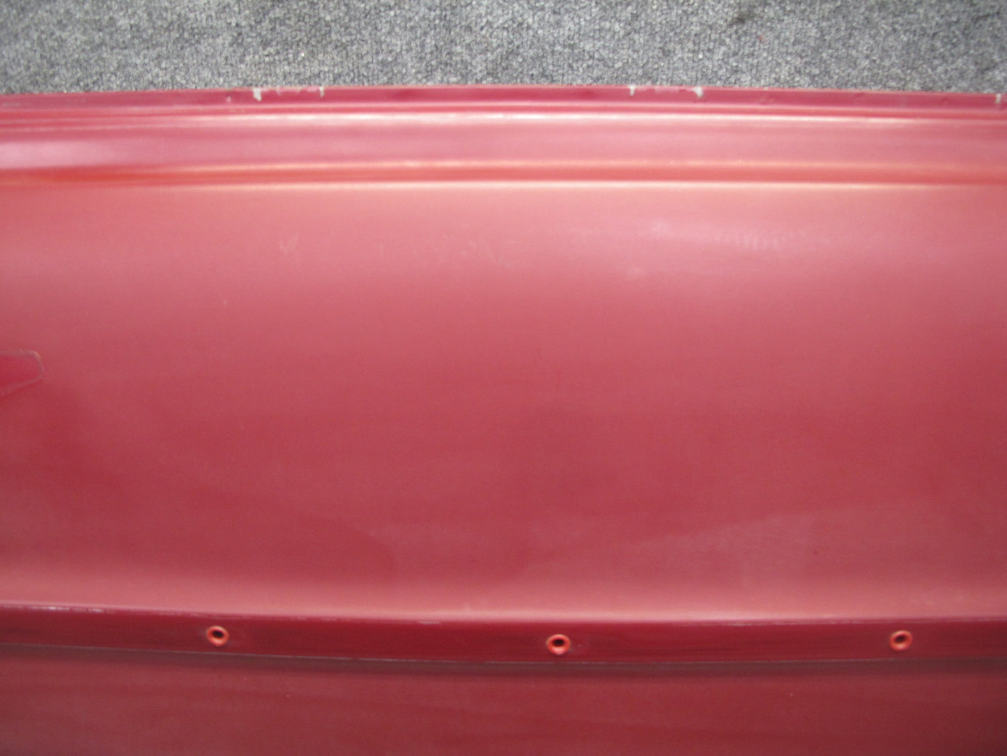 75-76 Mercedes W115 300D Sedan Rear Right Door Shell Panel RED OEM