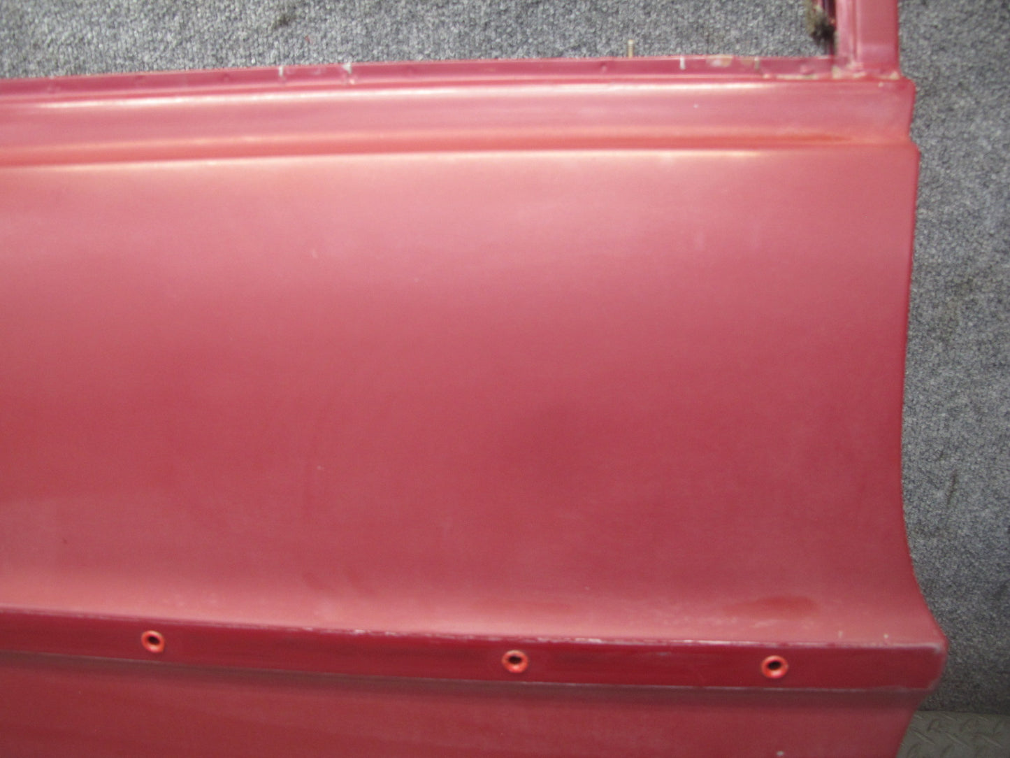 75-76 Mercedes W115 300D Sedan Rear Right Door Shell Panel RED OEM