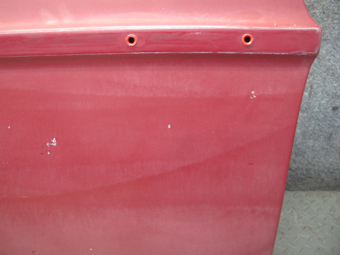 75-76 Mercedes W115 300D Sedan Rear Right Door Shell Panel RED OEM
