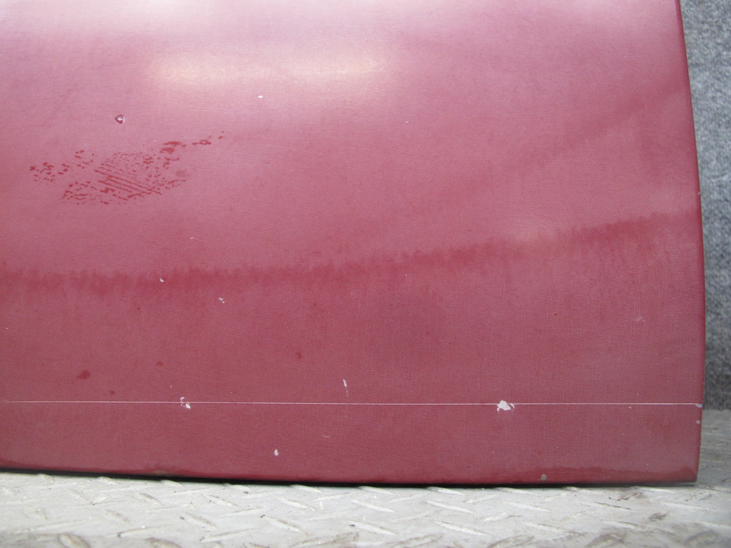 75-76 Mercedes W115 300D Sedan Rear Right Door Shell Panel RED OEM